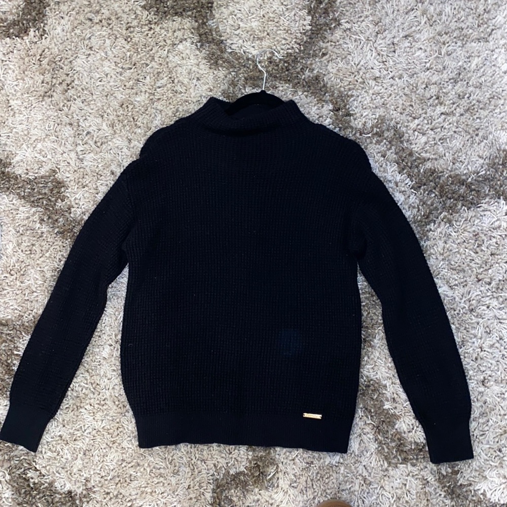 Michael Kors mock neck black sweater.